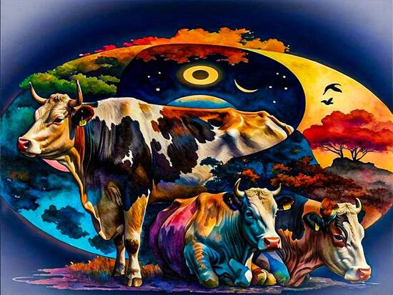 Yin Yang Cows