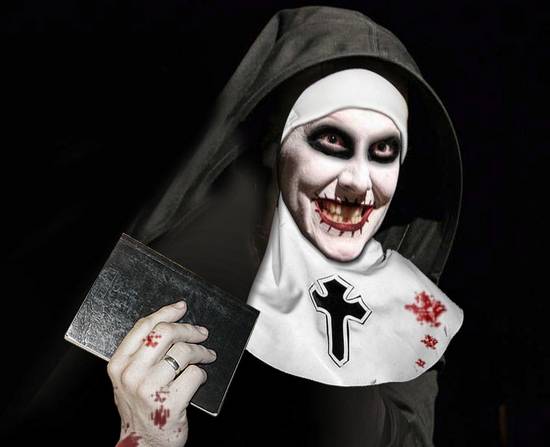 Scary nun!