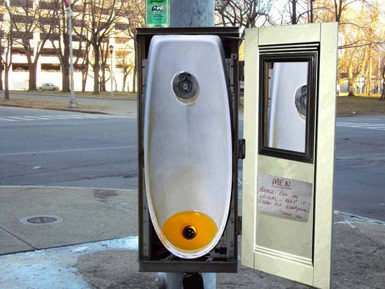 public urinal