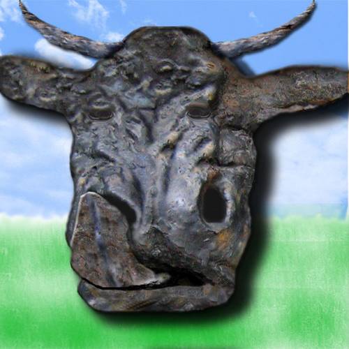 Rusty Cow Head