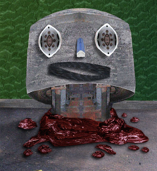 Chopped robohead...