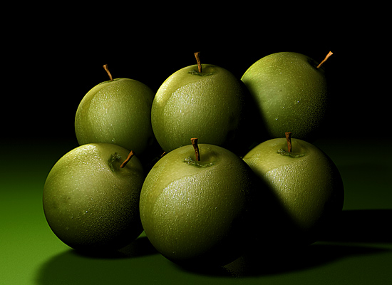 Green apples