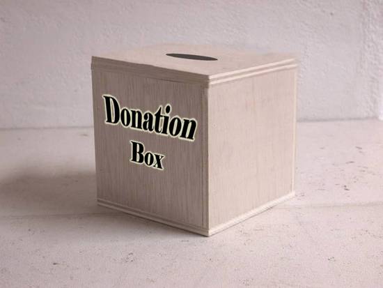 donation box