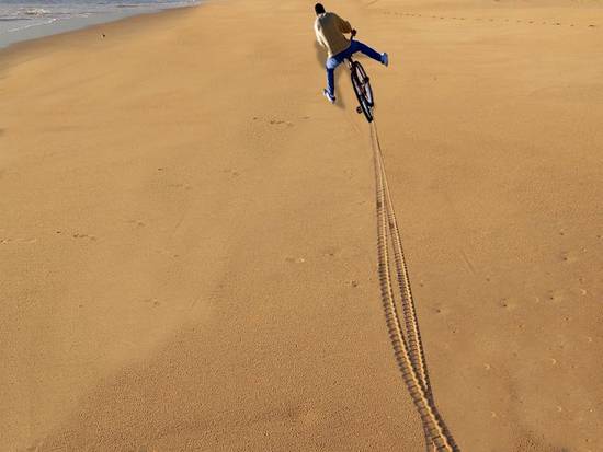 Bike on Beach