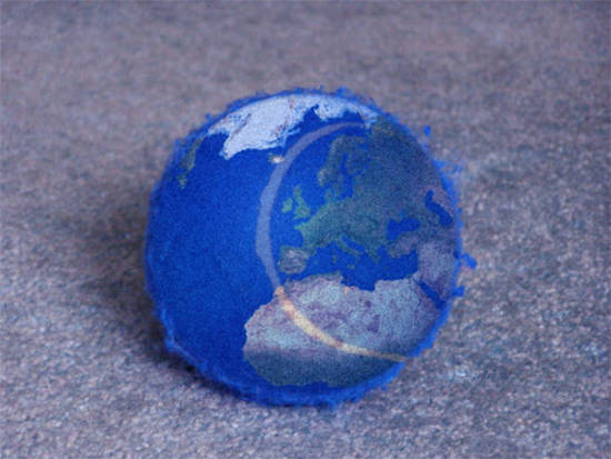 blue globe