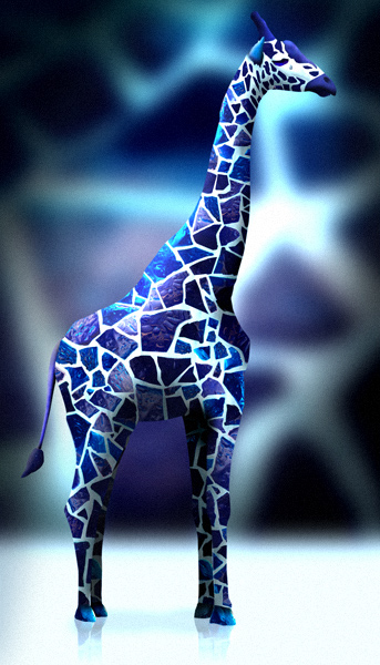 Blue Giraffe