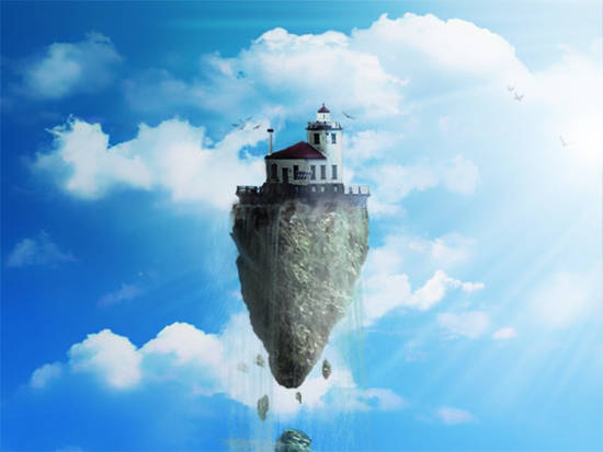 flying light house 