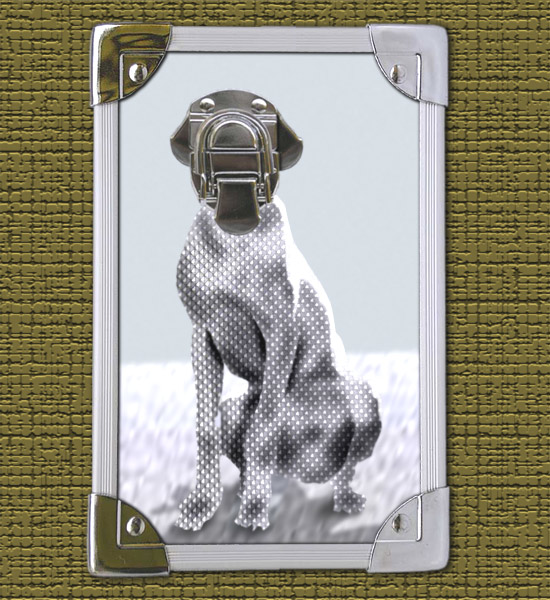 Framed doggy