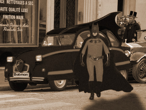 The Caped Crusader...