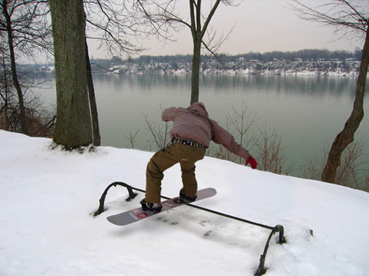 winter boarding spot