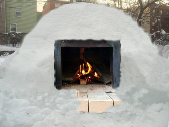 TOASTY BACKYARD IGLOO!