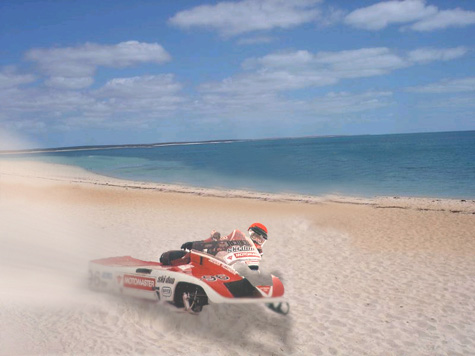 Sand Skiing