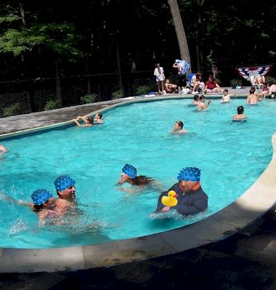 Swimming pool hat