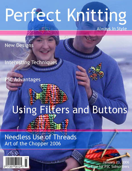 Knitting Magazine Cover