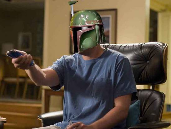 Boba Fett at home