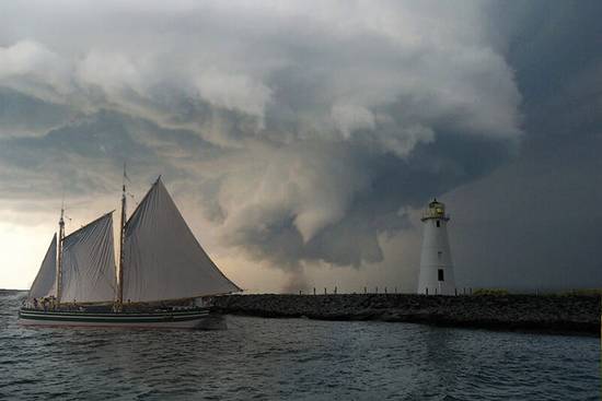 Lighthouse & Storm