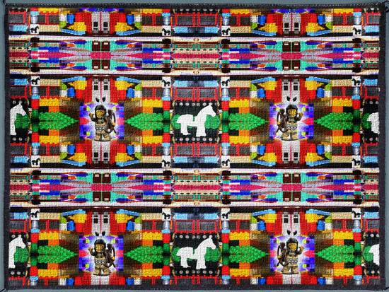 Rare Lego Tribal Blanket