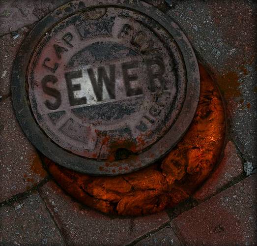 sewer hole