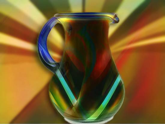 glass pitcher