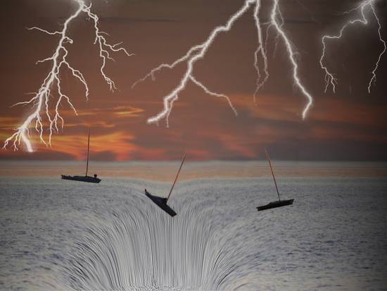 Boats in a storm