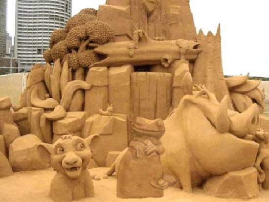 Sand sculpture