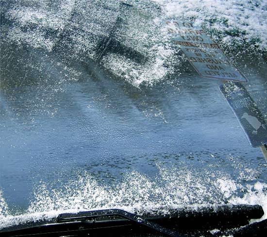 Icy Windshield