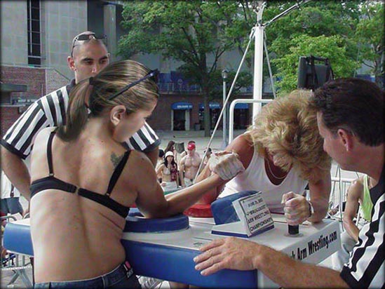 Ladies Arm Wrestling