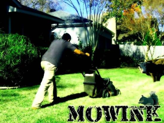 mowing is the best...