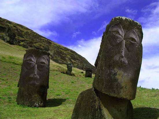 Moai statue