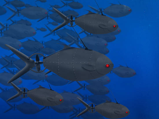 Naval Drone Swarm