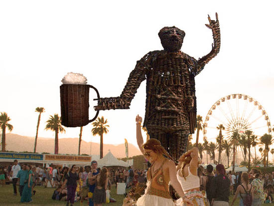 Wicker Man at Coachella