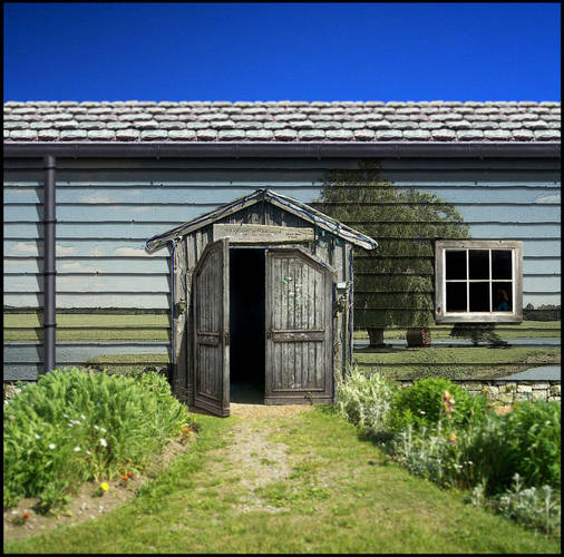 painted shed