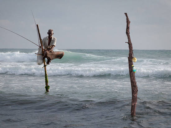 Stilt fishing