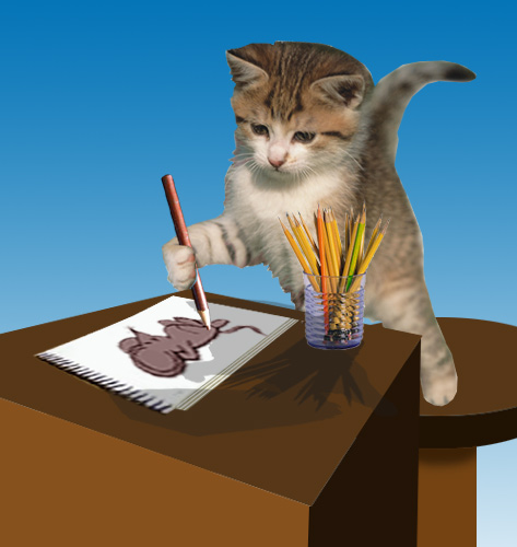 cat's drawing