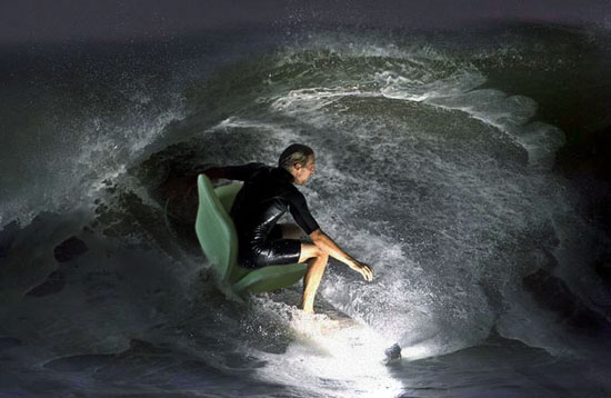 Surfing by a Chair