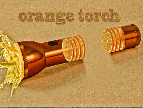 orange torch