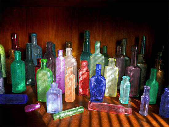 Colored Bottles