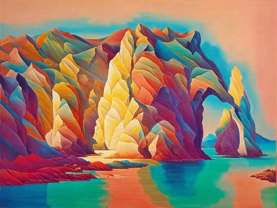 Colorful Cliff