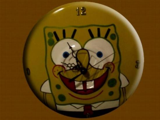 sponge clock