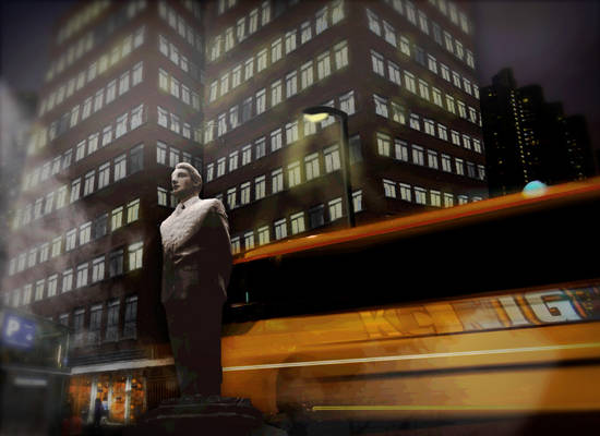 Statue Cityscape