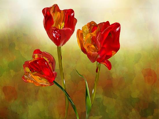 Tulips painting