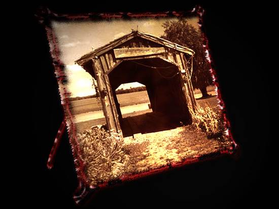 3D old framed picture