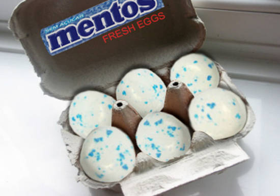 Mentos Eggs