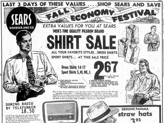 Sears & Roebuck 11/25 Ad