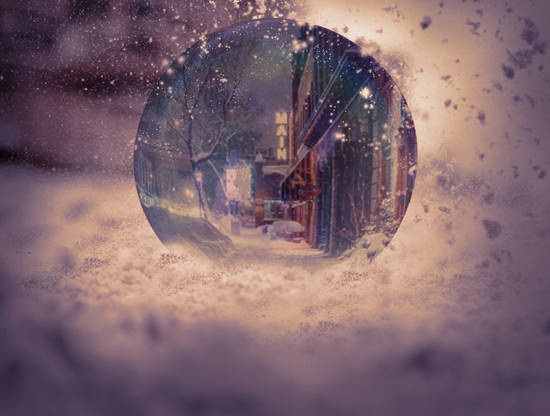 Snow bubble