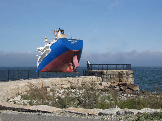 Bay Of Sunken Barges