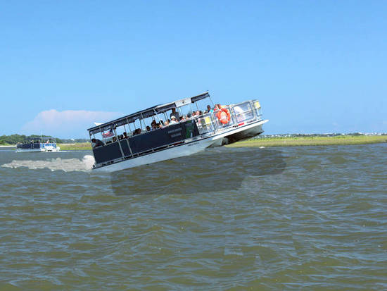 Wheelie with the ferry