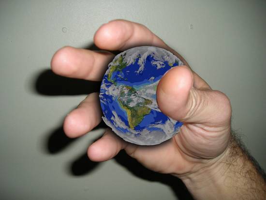 whole world in his hand