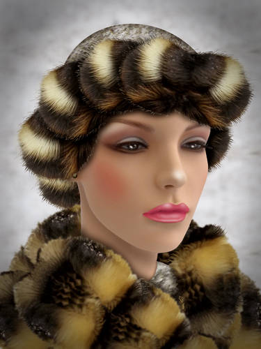 Lady in fur