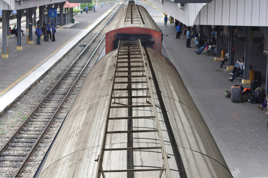 Train surfing